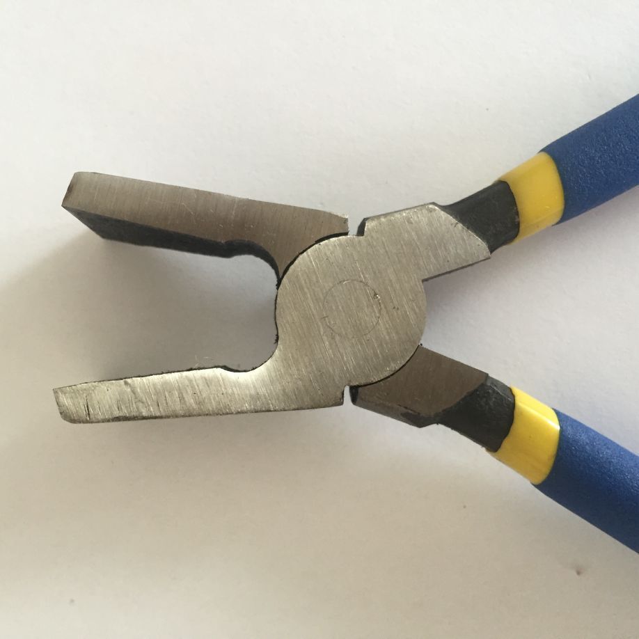 8 inch glass pliers hardware tools flat pliers plastic glass trimming pliers open pliers three-point type