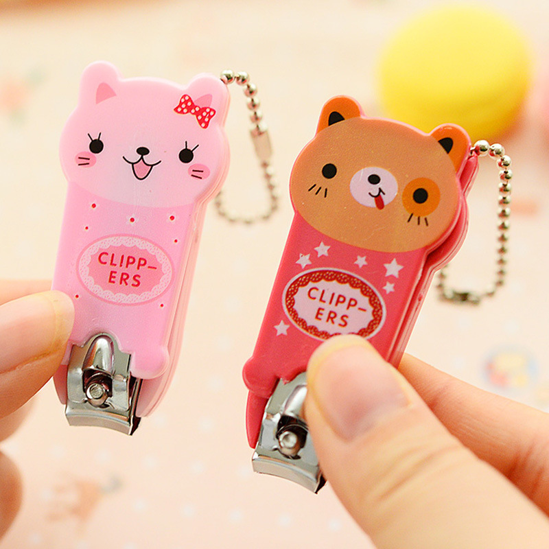 Yiwu small commodity fashion cartoon animal nail clippers with key chain nail clippers nail clippers/nail clippers stall