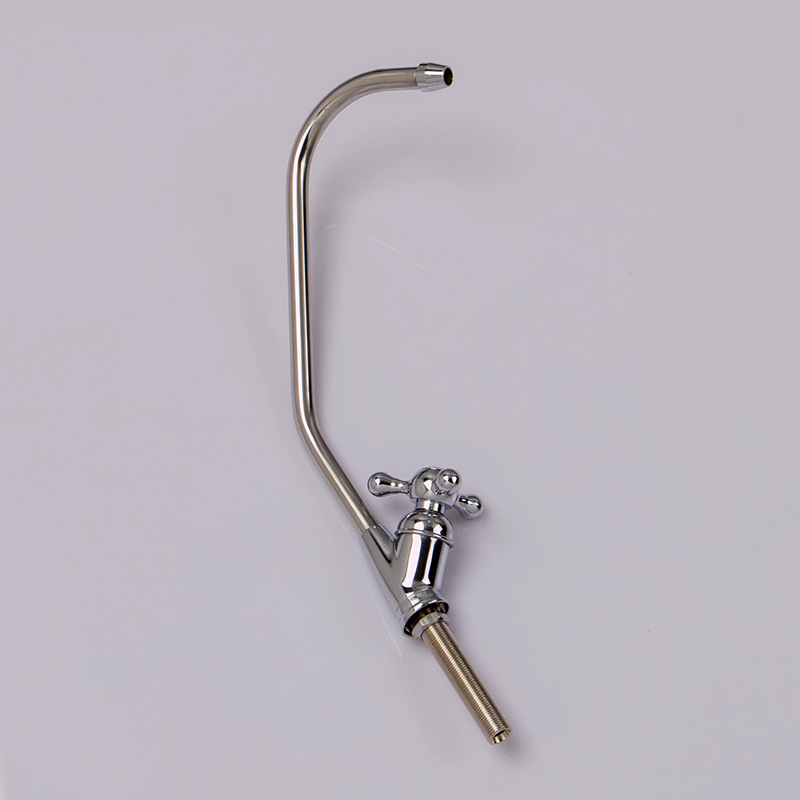 Small three-Fork copper cleaning faucet single double water sitting copper faucet water purifier faucet household direct drinking water