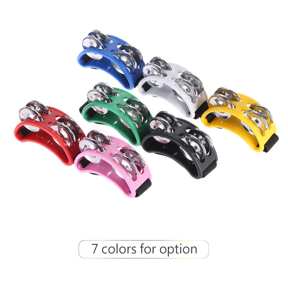 Foot Bell Foot pedal rattle percussion accessories card macro Foot Bell drum card Hong drum companion Foot Tambourine