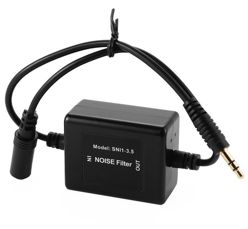 aux audio filter noise filter high frequency filter audio modification accessories car audio power-free
