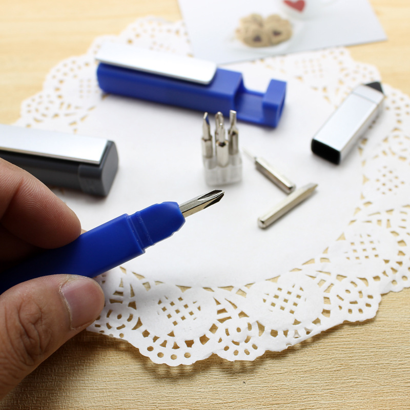 Pinduoduo hot selling touch pen square pen multi-function mobile phone holder screwdriver capacitor tool ballpoint pen