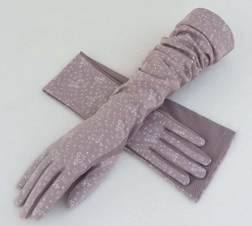 Gants de protection solaire pour femme, été, fins, longs, électriques, protection UV, doigts complets, conduite, cyclisme, printemps et automne, antidérapants, respirants, pur coton_voghion.com