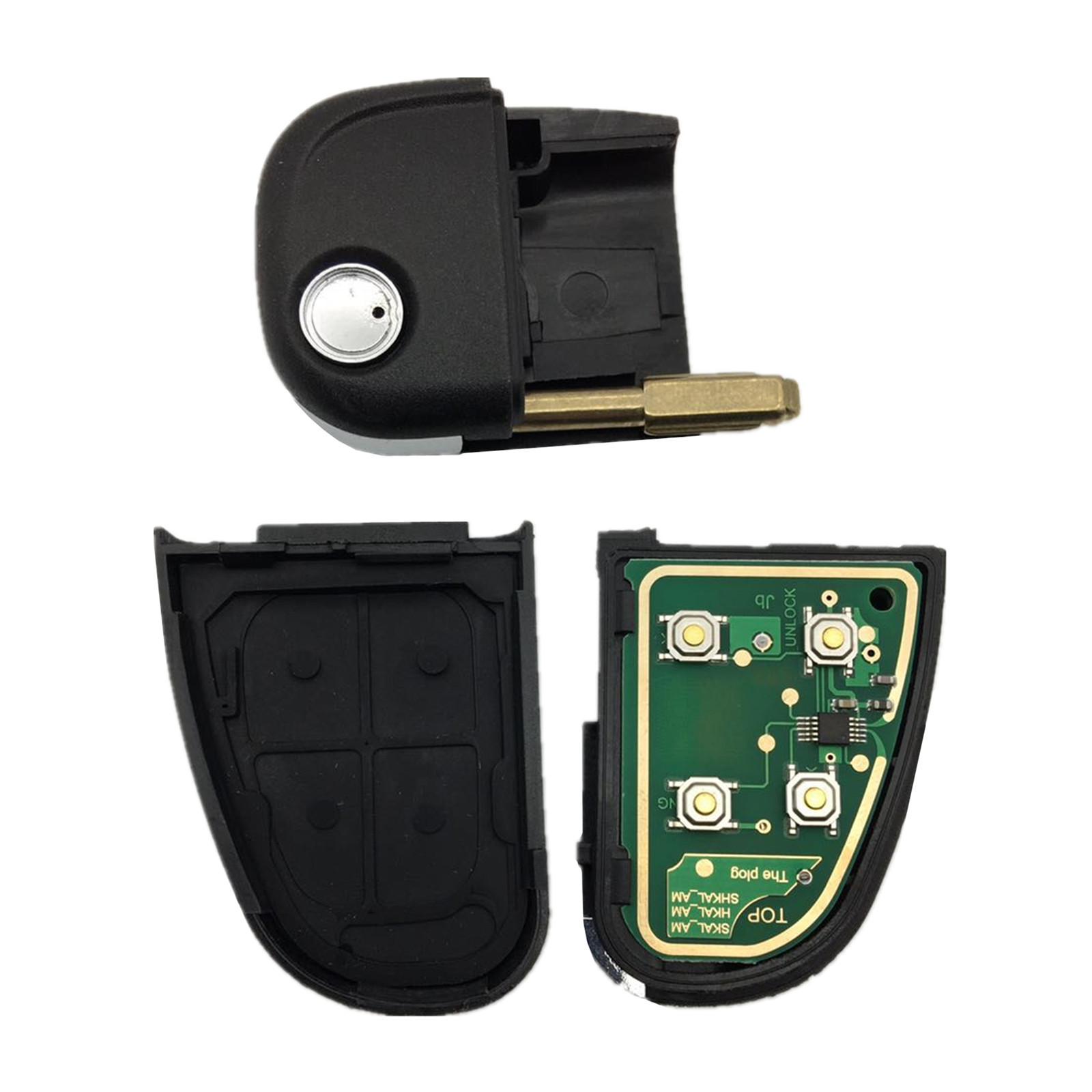 Applicable to Jaguar car key Jaguar 4-key folding remote control 433 frequency with 60 chip key