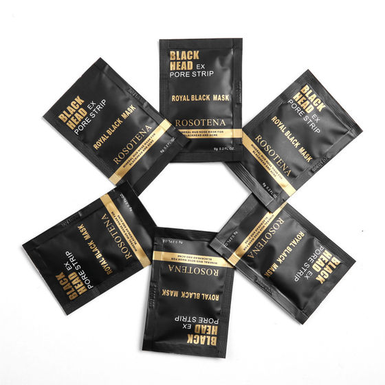 ROSOTENA blackhead acne removal grease nasal membrane removal blackhead pig nose patch BLACK MASk