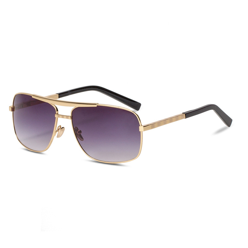 Sunglasses Men's Driving Elastic Retro Metal Box Sunglasses Fashion Cross-Border Glasses Women's High-Level Sense