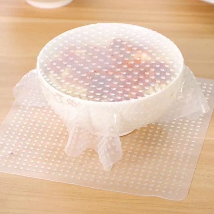 Factory Direct supply silicone food plastic wrap silicone plastic wrap wholesale vegetable and fruit refrigerator sealed fresh cover