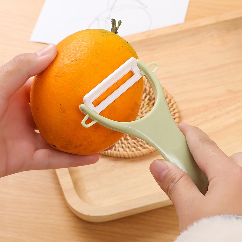 Kitchen Gadgets Simple Nordic Color Peeler Fruit Peeling Knife Multifunctional Melon and Fruit Ceramic Peeling Knife