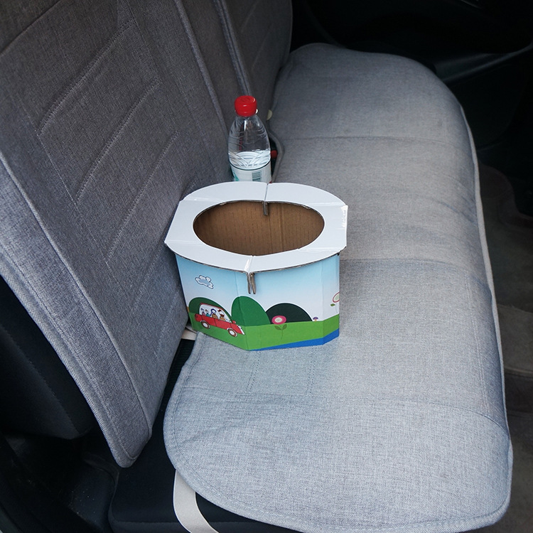 New children's portable toilet baby car travel folding toilet boys and girls small potty