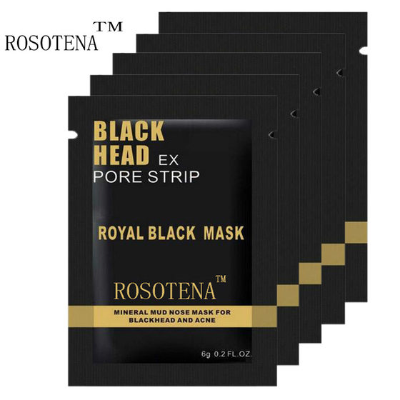 ROSOTENA blackhead acne removal grease nasal membrane removal blackhead pig nose patch BLACK MASk
