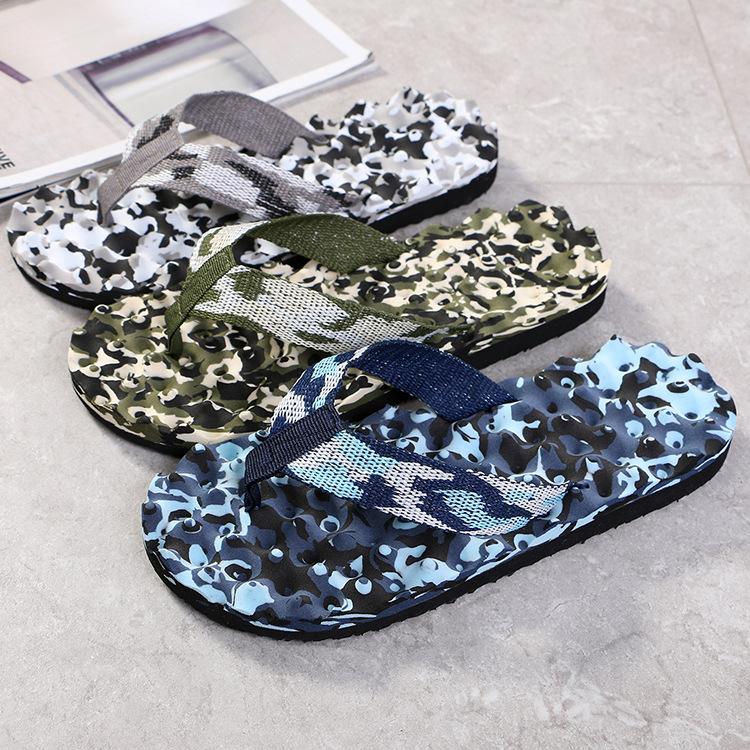 2022 summer fashion simple couple slippers clip toe slope heel men's indoor and outdoor flip-flop shoes manufacturers wholesale