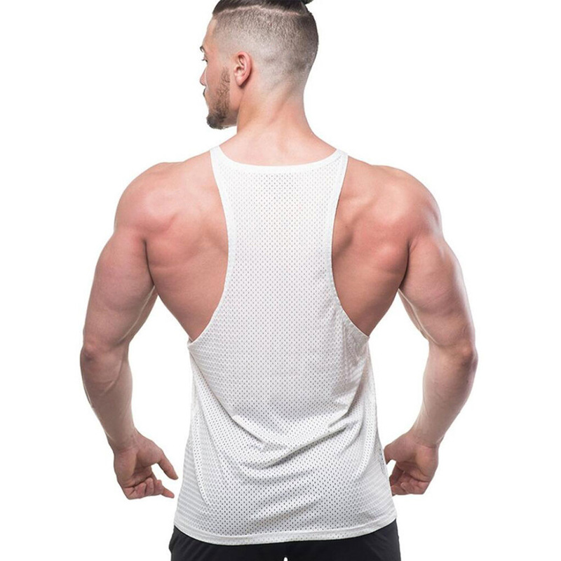 Fitness territory breathable sports vest men's summer new mesh quick-drying sweat vest fitness clothing a generation of hair