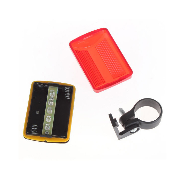 Factory bicycle taillight mountain bike 5led warning light bicycle riding accessories
