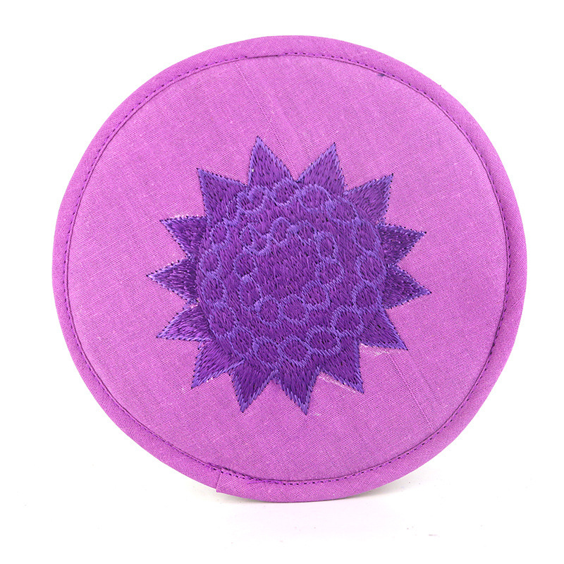 ネパールの手刺繍ティーポットのヨガ館の装飾の特色のコースター|undefined