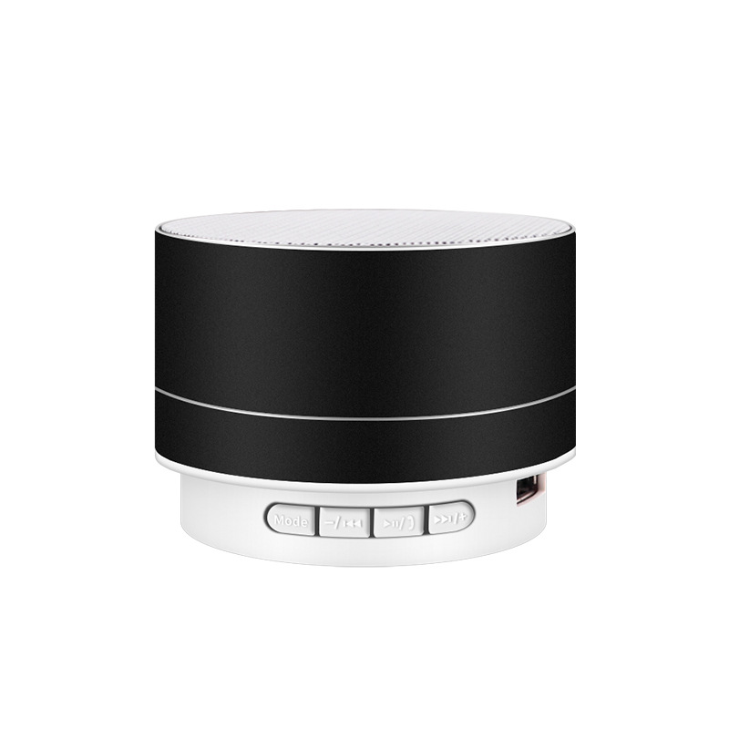 Metal A10 Bluetooth stereo mobile phone computer mini speaker led memory card luminous small stereo Logo gift