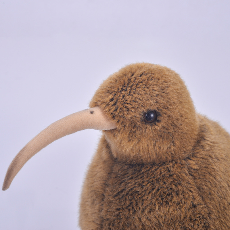 かわいいふわふわニュージーランドキウイ鳥のおもちゃペット人形超愛らしい 3D 鳥ぬいぐるみ人形|undefined