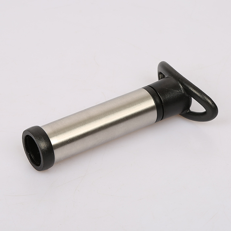 Factory Direct Supply red wine vacuum plug stainless steel air pump one pump two plug vacuum wine stopper gift wine set hot sale