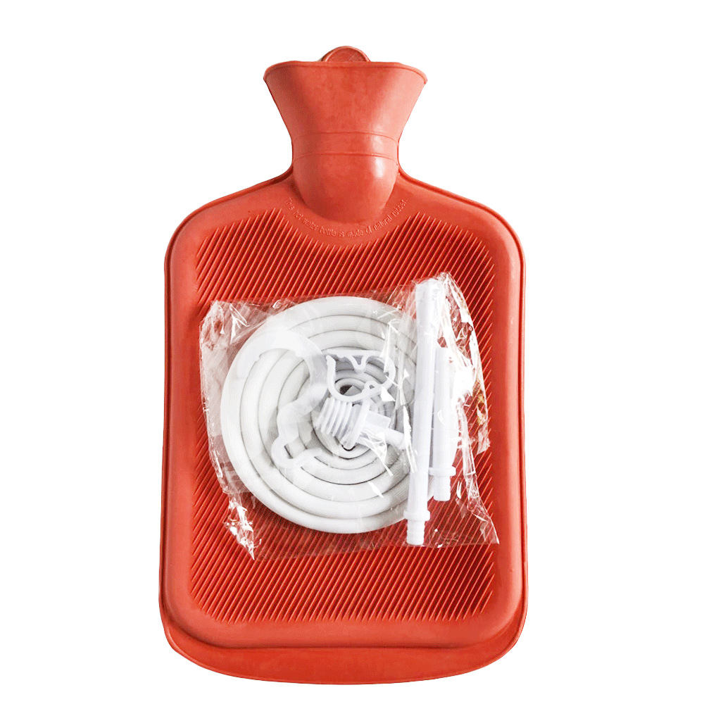 Imported SPringmed hot water bag silicone rubber type household enema bag enema barrel Flusher