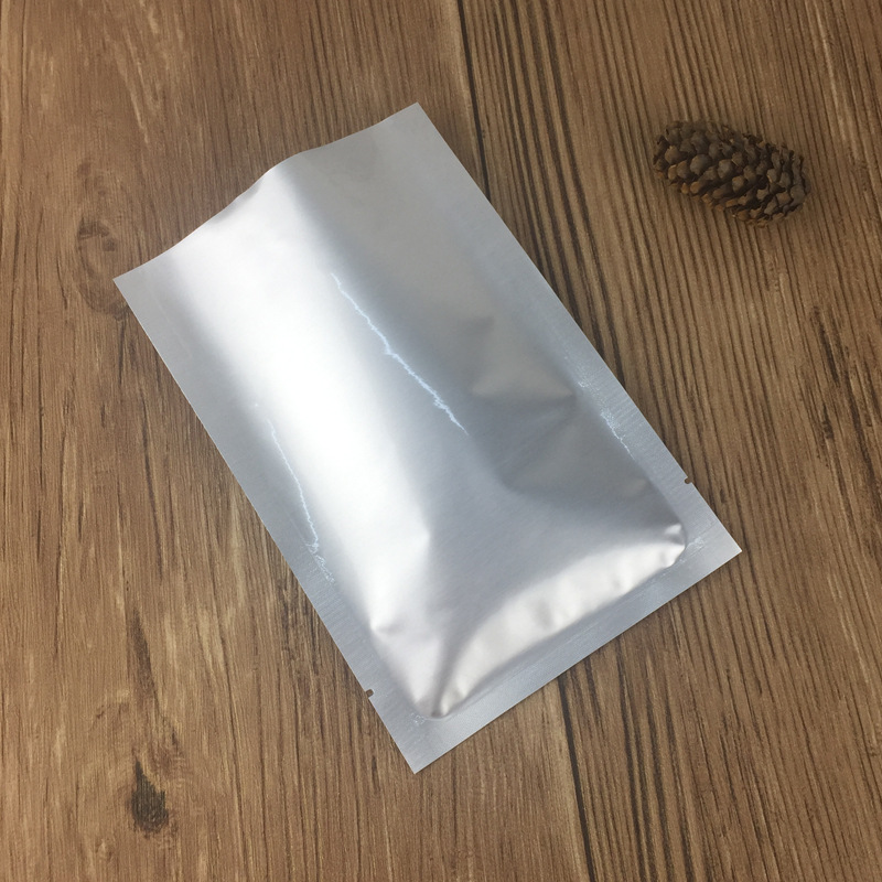 In stock three-side seal aluminum foil vacuum bag pure aluminum foil bag aluminum foil flat pocket plastic bag universal mask bag