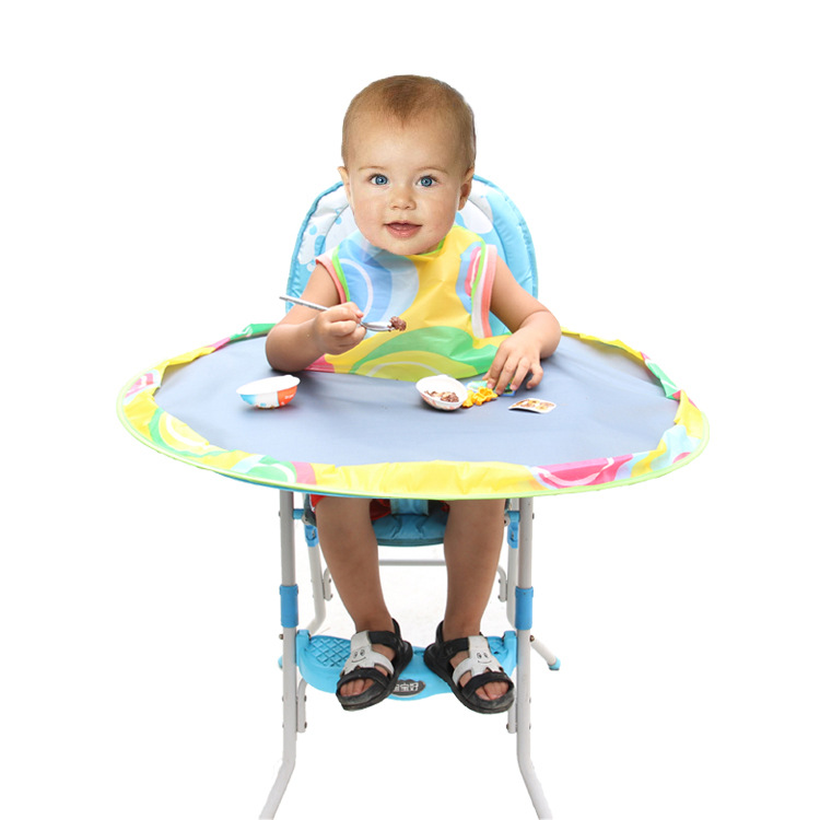 Baby's Dining Chair Cushion Dining Mat Anti-Dirty Cushion Dining Mat Table Mat Anti-Dressing Clothing Anti-Contamination Clothing
