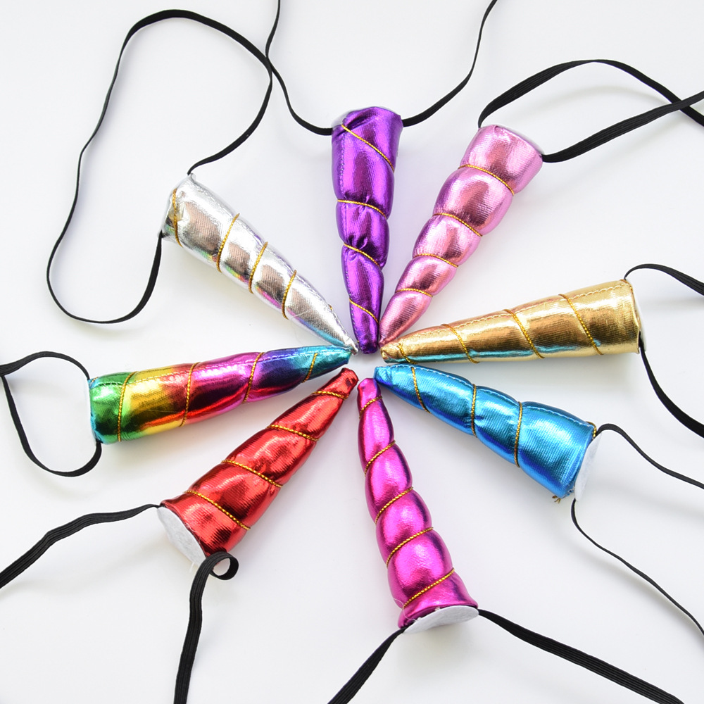 European and American Unicorn Hair Band Children Unicorn Headband Unicorn Party Dress-up Headwear Cross-border Explosions