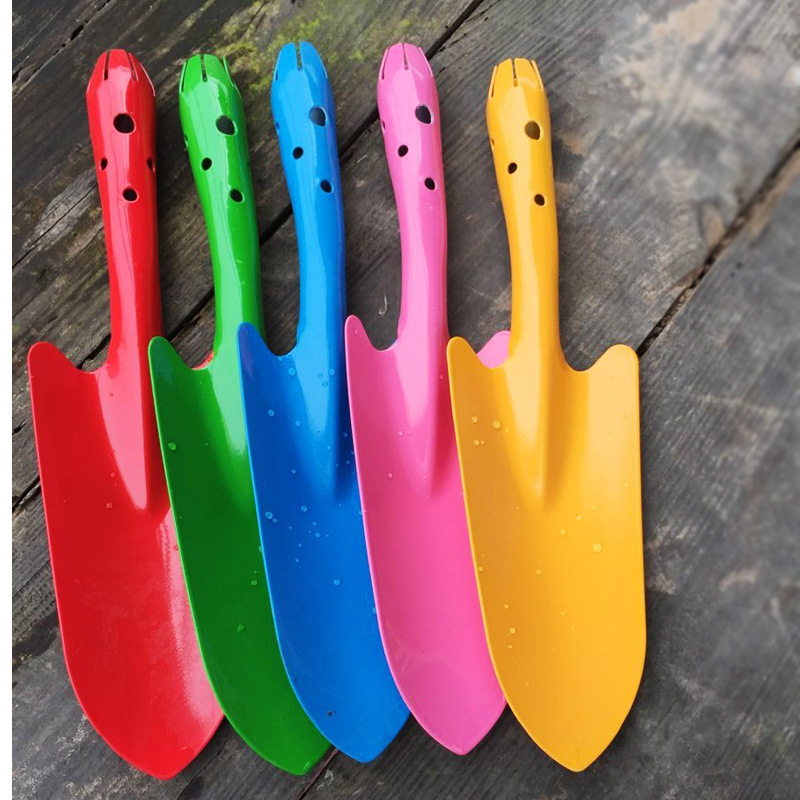 Small Shovel Family Balcony Vegetable Planting Flower Thick Iron Shovel conjoined iron handle gardening tools