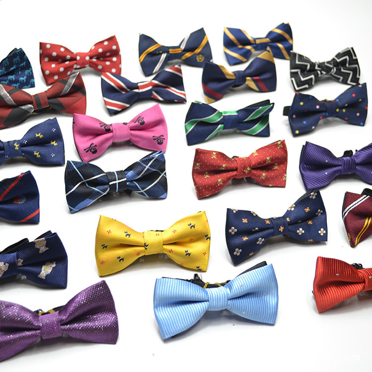 Bow tie children handsome tide treasure Korean new fashion jacquard cartoon bow tie spot wholesale sample order