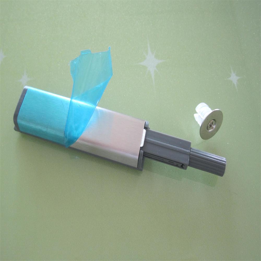 Factory direct cabinet door metal shell rebound device handle-free magnetic touch door suction self-Spring Press buffer