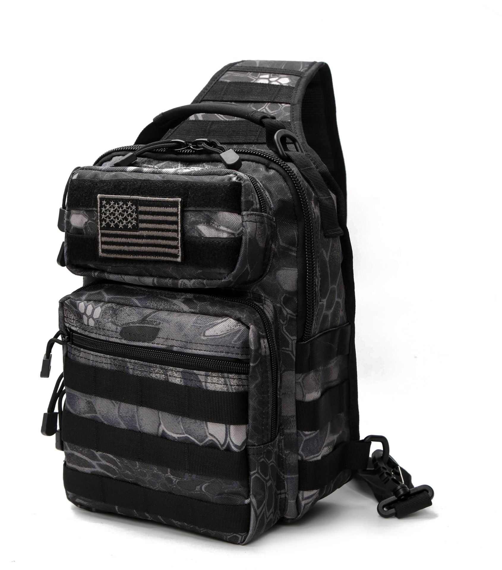 Amazon Cycling Bag Camouflage Outdoor Sports Small Chest Bag Single Shoulder Diagonal Outdoor Large Tactical Chest Bag