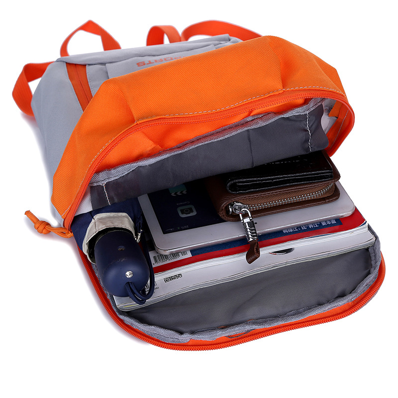 Outdoor Leisure backpack children's sports backpack printed LOGO Amazon cross-border simple backpack manufacturer