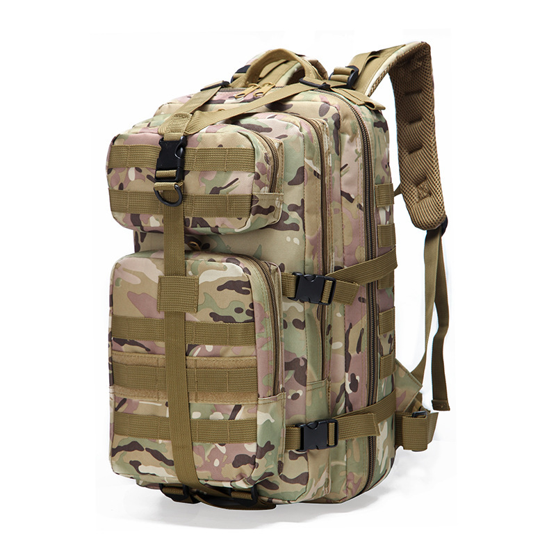 Spot 3p Attack Tactical Backpack Military Fan Outdoor Backpack Waterproof Camouflage Bag 35L Medium 3p Bag