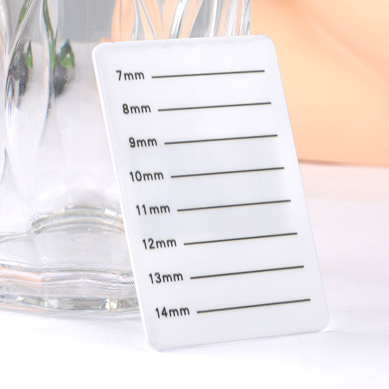 Portable White Acrylic Eyelash Board Tea Mountain Flower Blossom Board Hair Pickup Table Hand-held Grafting False Eyelash Display Board