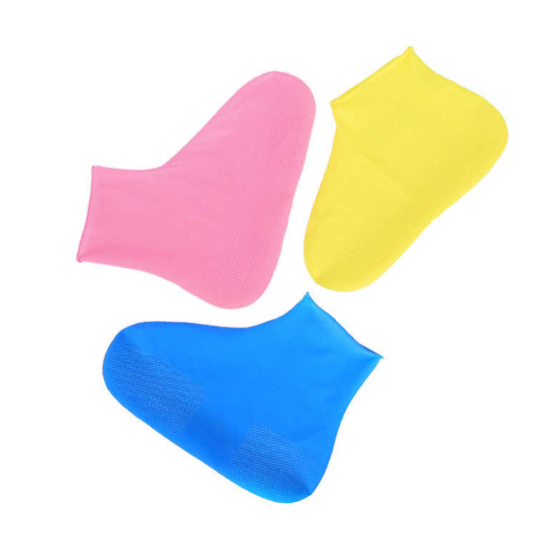 New waterproof rainproof snowproof sandproof latex shoe cover outdoor travel rainy day travel thickened men and women manufacturers wholesale