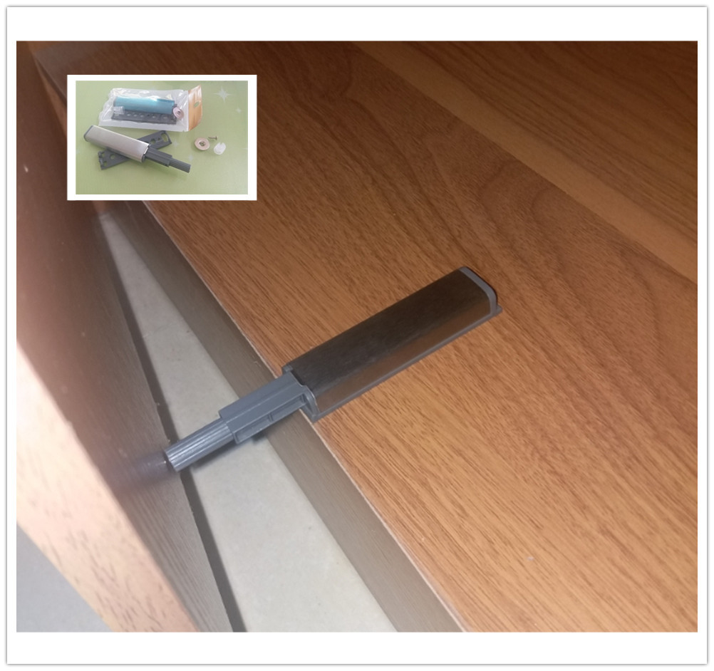 Factory direct cabinet door metal shell rebound device handle-free magnetic touch door suction self-Spring Press buffer