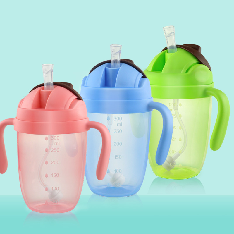 Baby's Baby Drinking Cup Children's Leak-proof Choking-proof Drop-proof Straw Cup Gravity Ball Baby Drinking Cup