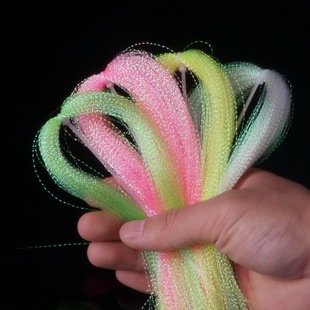 Fly fly spiral color silk fishing DIY color flash silk Luya fly tie silk thread