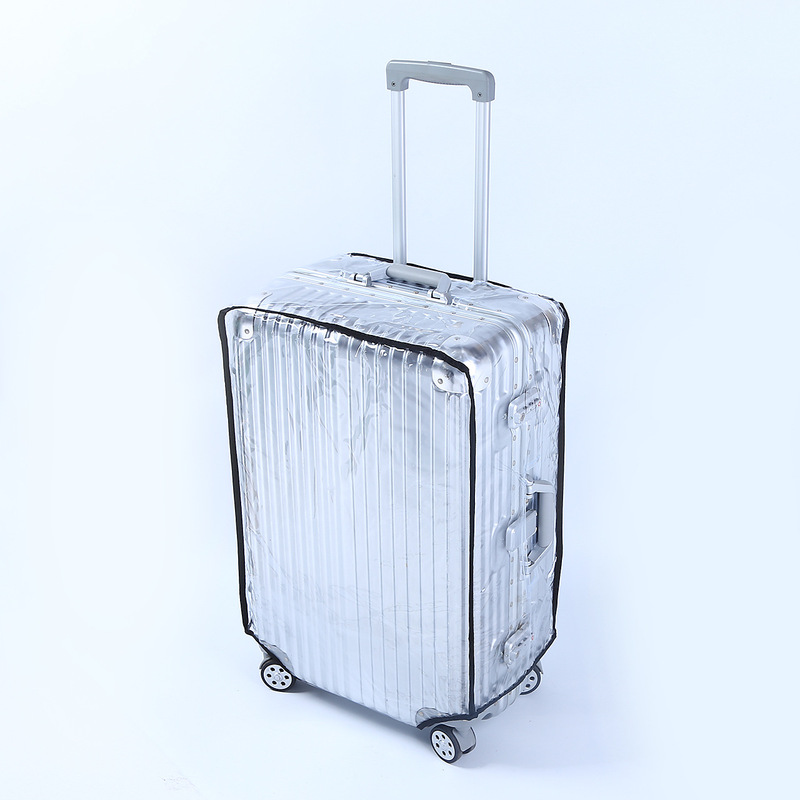 メーカースポット卸売り旅行箱保護カバー透明pvc耐磨耗スーツケースカバー防水荷物箱カバー|undefined