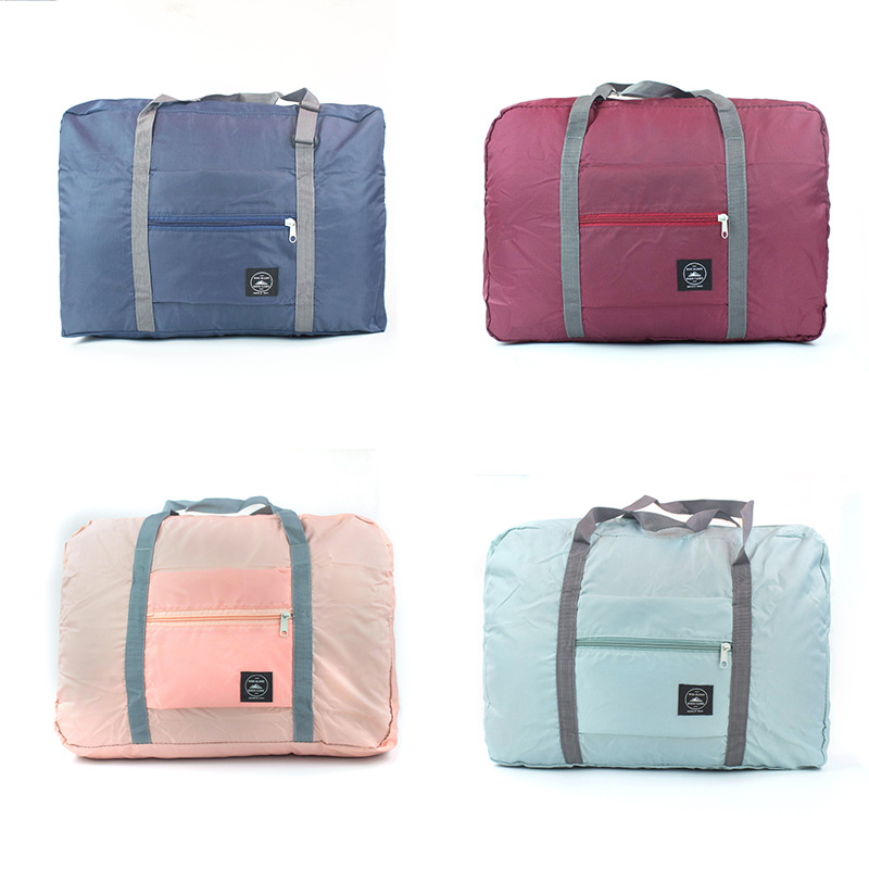 Korean style luggage travel storage bag casual portable shoulder foldable messenger bag home carrying bag
