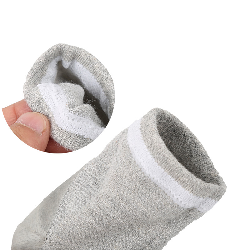 Mesh Gel Inner Heel Socks Non-Slip Anti-Cracking Men's and Women's Socks Heel Socks Breathable Sweat-Absorbing Socks