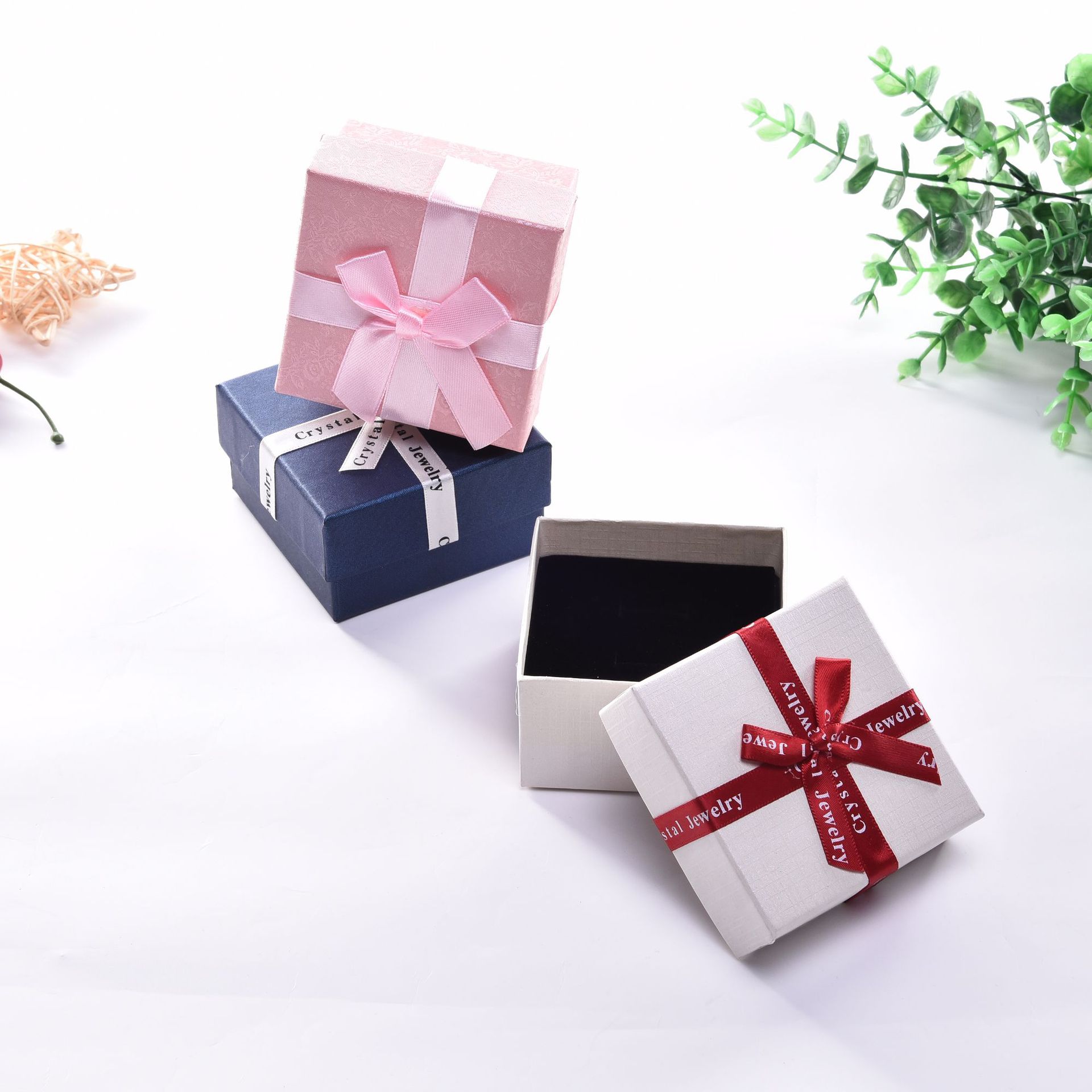 Bow Tiantian Cover Packaging Box Creative Ribbon Jewelry Box Bow Jewelry Box Gift Jewelry Box