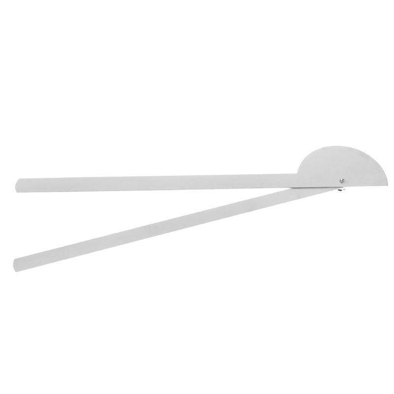 Angle ruler hand measuring ruler 180 steel angle simple protractor double arm protractor 250mm