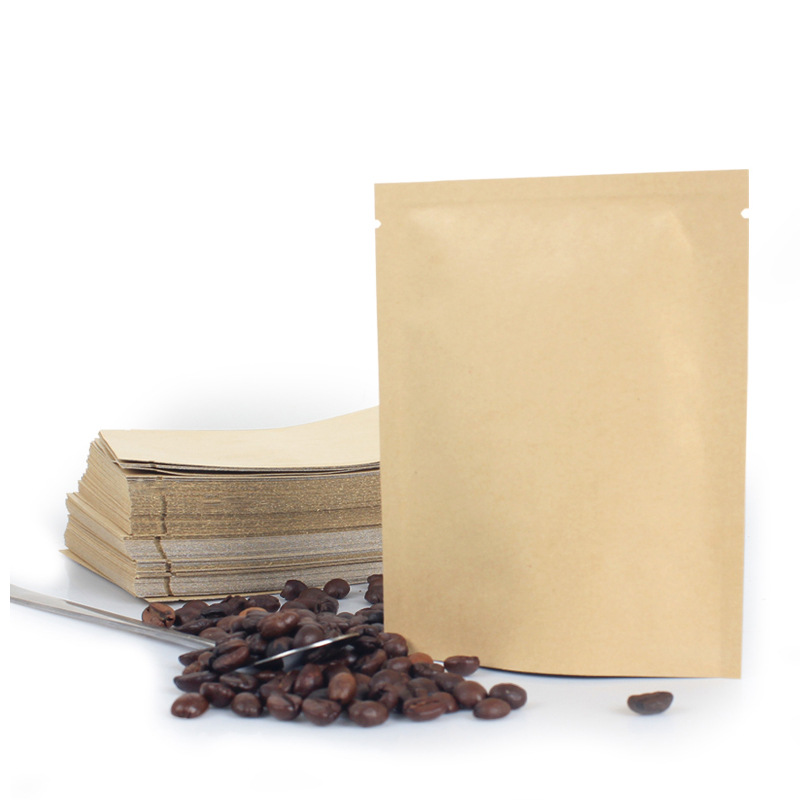 100 Ear Coffee Outer Bag Kraft Paper Aluminum Foil Outer Bag Hanging Ear Coffee Filter Bag Packaging Bag Printable