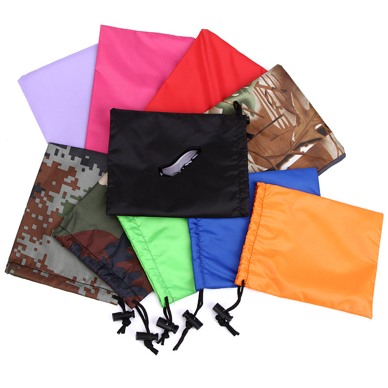 Factory Direct 190T inside silver coated storage bag waterproof travel sundries bag support customized zipper storage bag