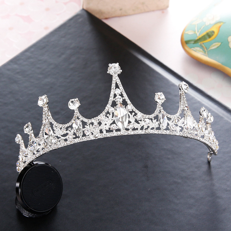 Bridal Crown Baroque Crystal Pretty Crown Bridal Wedding Headwear Photo Studio Wedding Dress Accessories Beauty Accessories