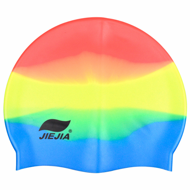 JIEJIA Jiejia silicone swimming cap adult children men and women solid color swimming cap wholesale waterproof plastic cap color