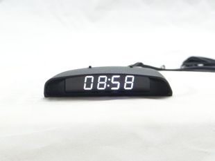 Original car-mounted electronic clock car LED electronic clock luminous car inside and outside thermometer car voltmeter