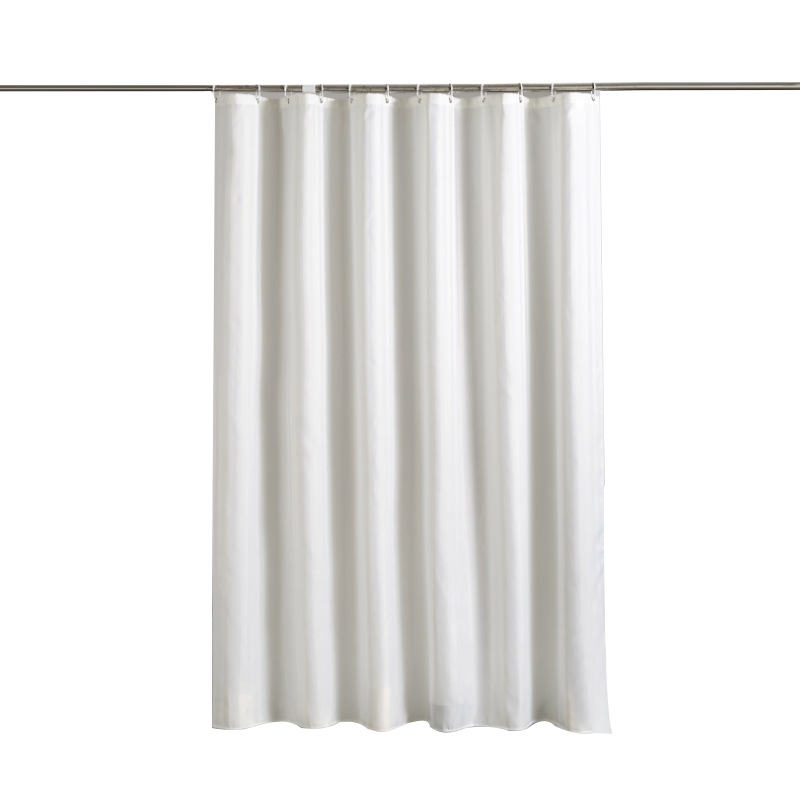 Yin and Yang strip forging strip thickened waterproof shower curtain polyester opaque shower curtain Hotel hotel bathroom curtain wholesale