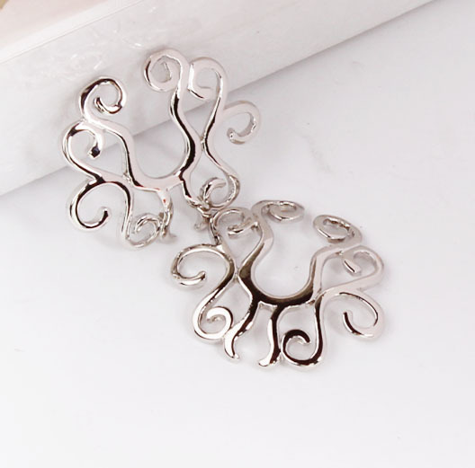 Hot sale Golden leaking milk ring ring foreign trade fake milk ring nail body piercing jewelry