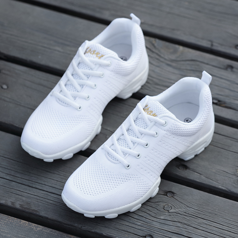 Dancing Shoes Men's Mesh Soft Sole Mid Heel Dancing Shoes Summer White New Arrival Modern Sailor Square Dancing Shoes for Men