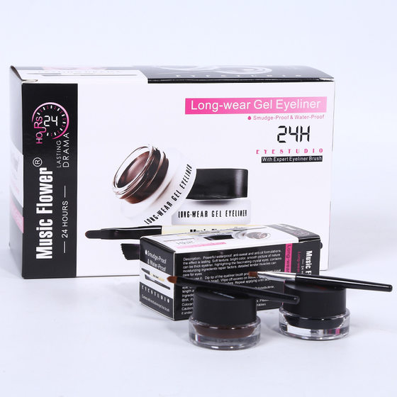 Explosions Music Flower non-blooming waterproof anti-sweat anti-oil eyeliner long-lasting eyeliner makeup wholesale